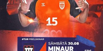 Handbal masculin. Liga Europa. CS Minaur Baia Mare – UMF Stjarnan (Islanda), sâmbătă, 30 august