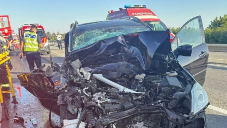 Plan Roşu de Intervenţie, după ce două autoturisme s-au ciocnit pe A1
