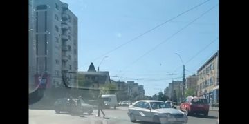 Nou accident rutier în zona Policlinicii Sf. Maria din Baia Mare – foto