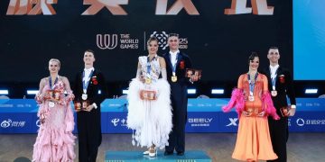 Argint istoric pentru dansul sportiv românesc la World Games