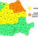 Cod galben de instabilitate atmosferică: averse torențiale, descărcări electrice, vijelii, grindină