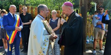 Hramul mănăstirii „Sfânta Maria” din Baia Mare. Sora Emilia a depus voturile călugărești