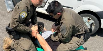 Polițist sătmărean, alături de polițiști maramureșeni, în cadrul exercițiilor de pregătire tactică