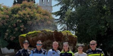 Un ofiţer de la IPJ Maramureș acordă sprijin colegilor din Croația