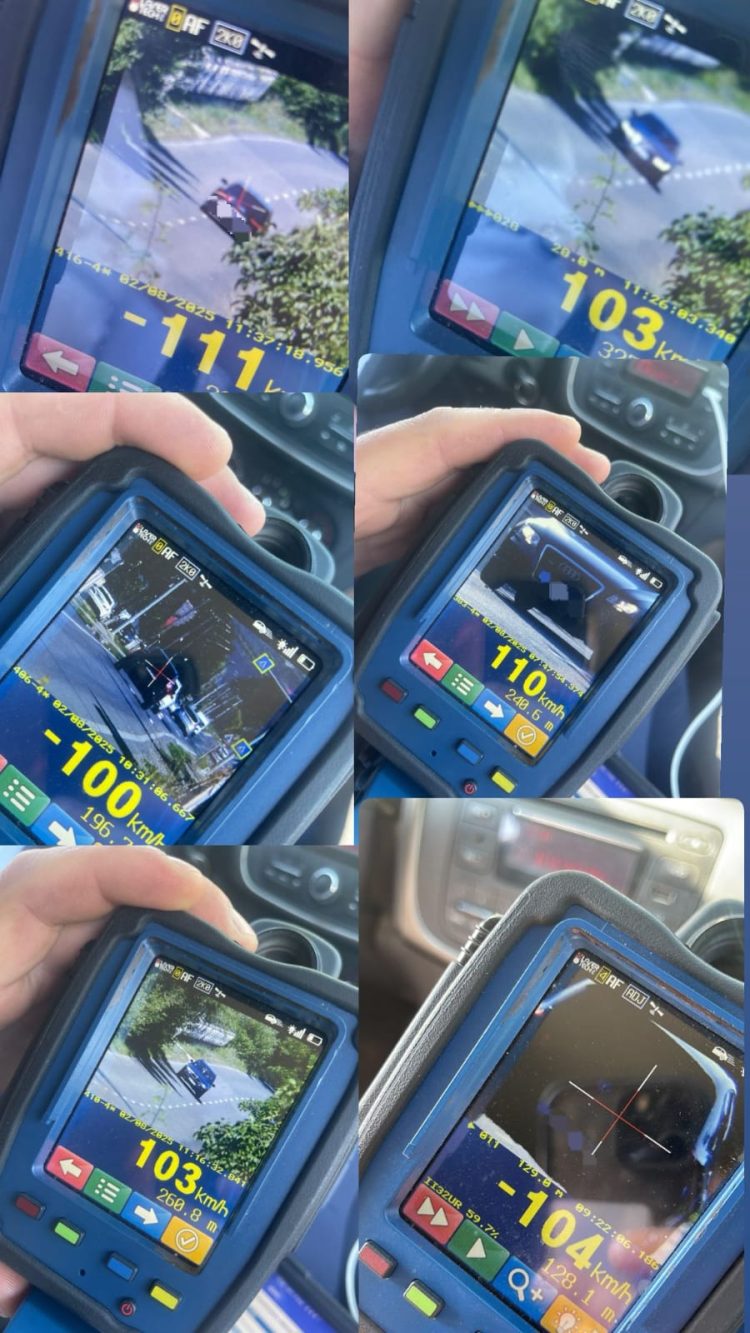 Vitezomani surprinși în timp ce circulau cu viteze între 100 km/h și 123 km/h la Sighetu Marmației