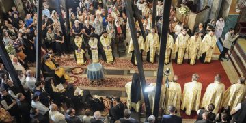 Slujba de ipopsifiere a Arhimandritului Samuel Cristea, Episcopul-vicar ales al Arhiepiscopiei Vadului, Feleacului și Clujului