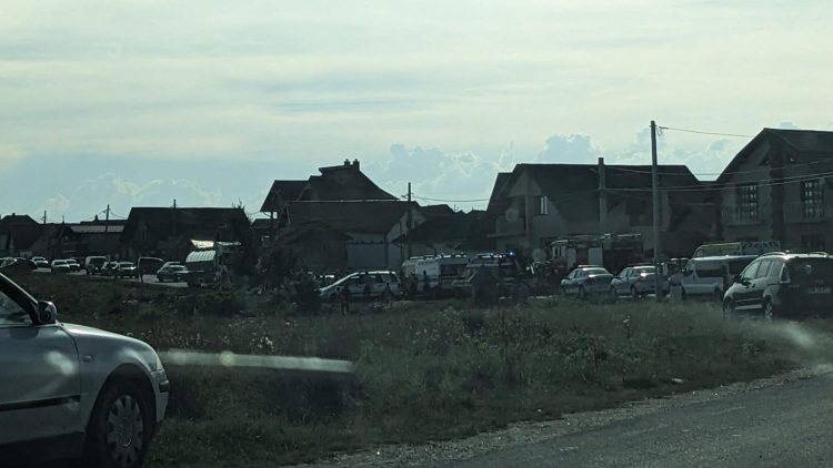 ACTUALIZARE: Accident în Șomcuta Mare. O persoană a fost preluată cu elicopterul, după ce un șofer beat a pierdut controlul și a intrat într-un alt autoturism