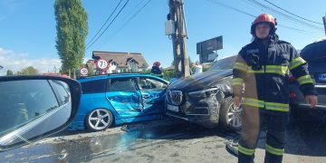 Accident rutier cu victime, în Baia Mare. Două persoane au fost rănite