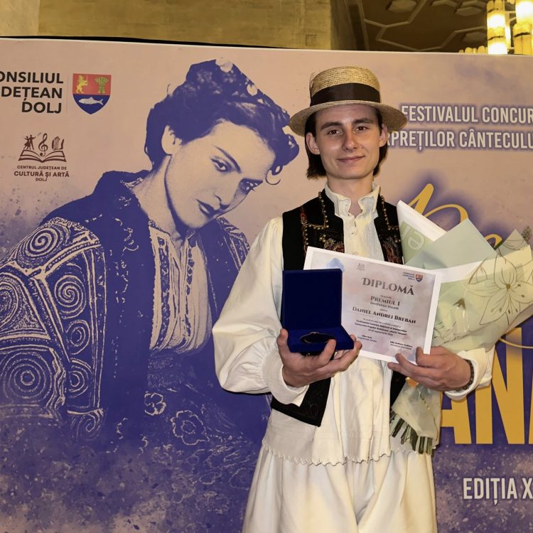 🥇 Daniel Breban, Premiul I la Festivalul-concurs „Maria Tănase” 2025, Craiova