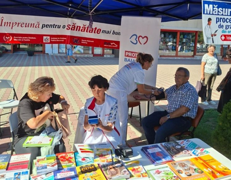 Verificarea tensiunii arteriale, evaluarea nivelului de oxigenare cerebrală și a saturației de oxigen și alte investigații orientative gratuite în Baia Mare