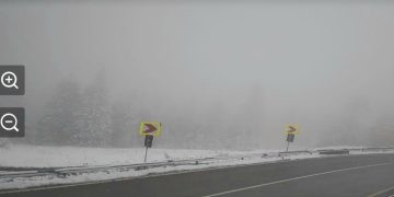 Frig și ploaie azi în Maramureș. Cel mai frig azi dimineață, -1 grad Celsius, la stația Iezer