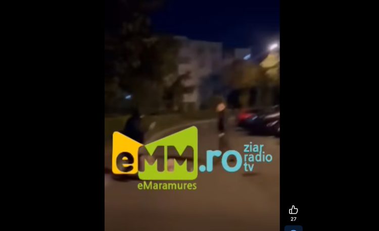 A înnebunit lumea: Atac sângeros în Baia Mare: bărbat înjunghiat pe stradă, agresorul prins dezbrăcat de mascați