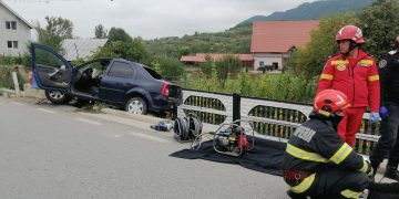 Imagini de la accidentul grav de la Dragomirești. Victima a fost declarată decedată