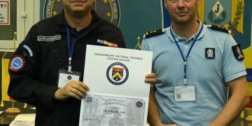 Jandarmul maramureșean plt.adj. șef Belbe Zsolt – al șaselea an la exercițiului internațional Carpathian Blue Shield