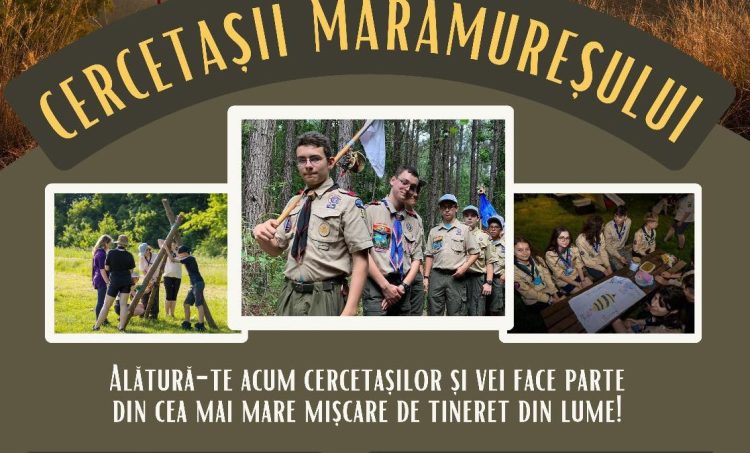 În perioada 15-22 septembrie se fac înscrieri pentru Cercetașii Maramureșului