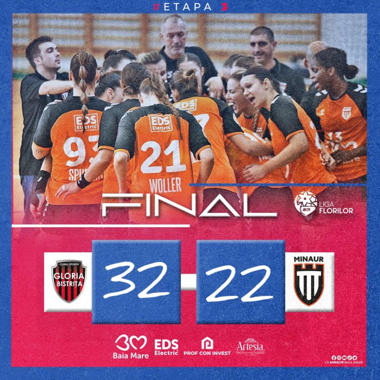 Fetele de  la Minaur pierd la Bistrița cu o diferență exagerată după un meci bun și echilibrat