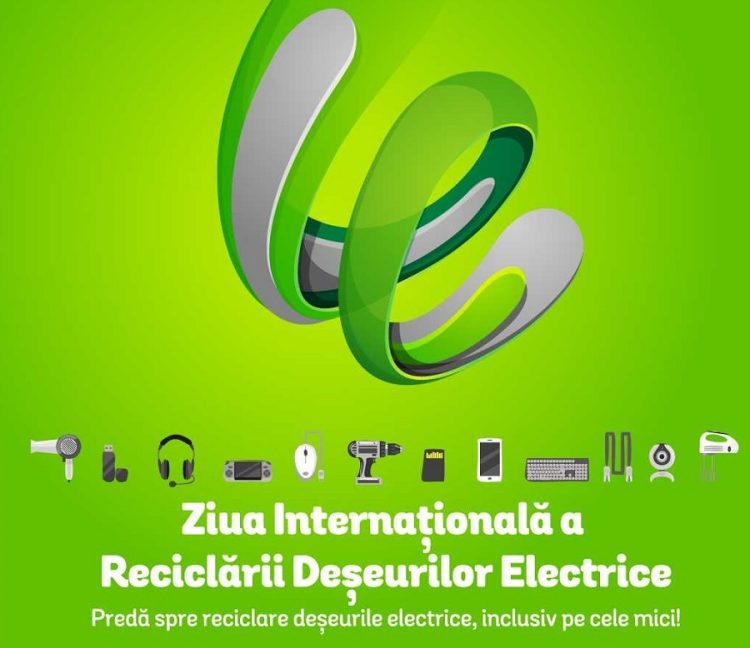 14 octombrie, Ziua Internațională a Deșeurilor Electronice. Poți câștiga premii la tombolă
