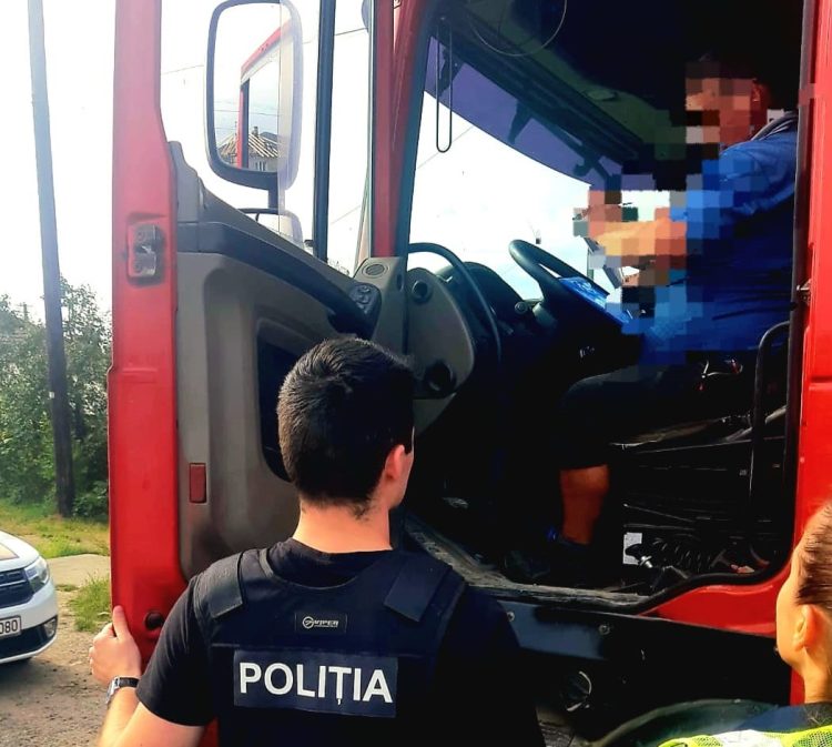 Blocada. 40 de autovehicule oprite în Baia Mare