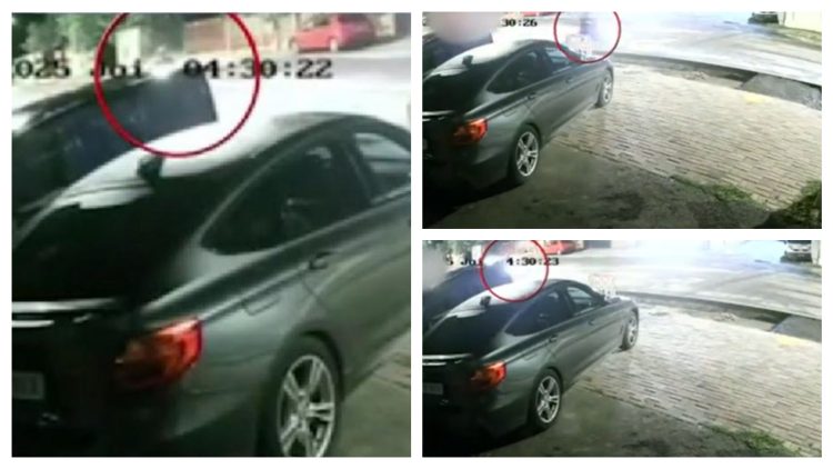 Momentul în care șoferița beată și cu permisul anulat a ucis un bărbat cu bolidul și a fugit de la fața locului