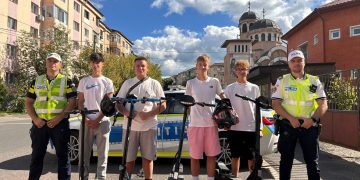 Siguranța pe trotinetă începe cu respectarea regulilor – acțiune a polițiștilor în întreg Maramureșul