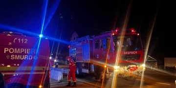 ACTUALIZARE: Accident la Lăpușel. Un TIR a ajuns în șanț