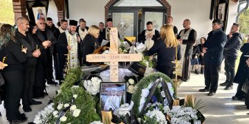 Slujbă de prohodire pentru tânărul student Fărcaș Tudor Ionuț. DUREROS