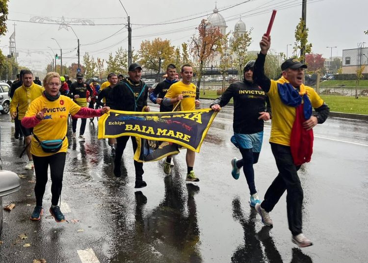FOTO: Ștafeta veteranilor INVICTUS a ajuns în Baia Mare