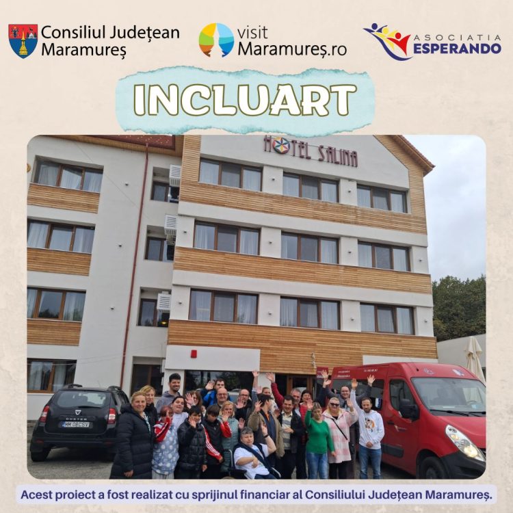 Tabăra de creație culturală – INCLUART – pentru persoanele cu nevoi speciale, la Ocna Șugatag