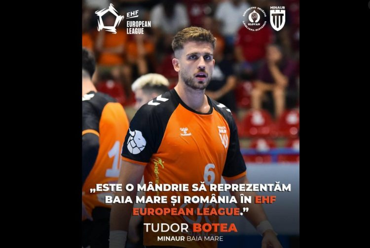 Tudor Botea: „Este o mândrie să reprezentăm Baia Mare și România în EHF European League.”