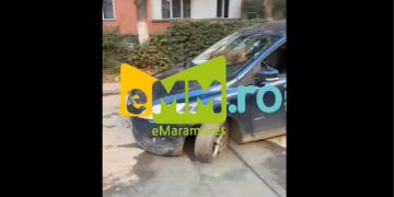 Mașini blocate într-un șantier nesemnalizat la Sighetu Marmației