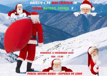 Aventura magică revine: „Găsește-l pe Moș Crăciun în inima naturii, Codrul”, ediția a V-a, în Parcul Regina Maria