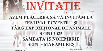 Festival Ecvestru și Târg Expozițional de Animale la Seini, în 15 noiembrie