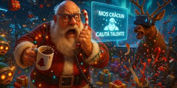 Moș Crăciun caută talente în apă, la Recea