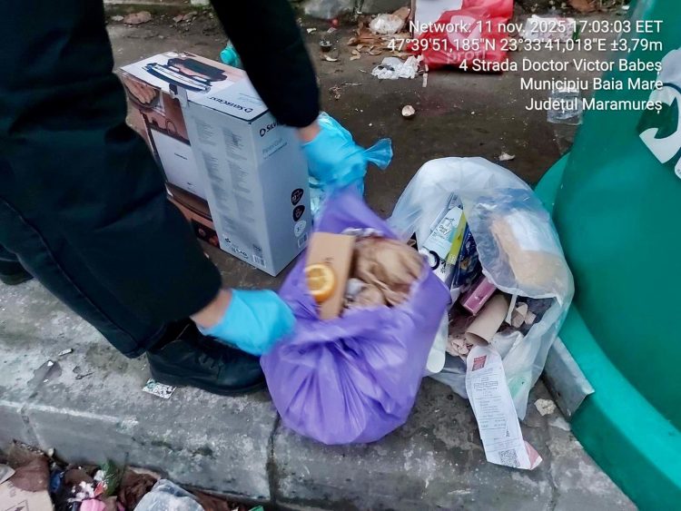 Amenzi între 300 și 1000 de lei pentru băimărenii care-și aruncă gunoaiele la voia întâmplării