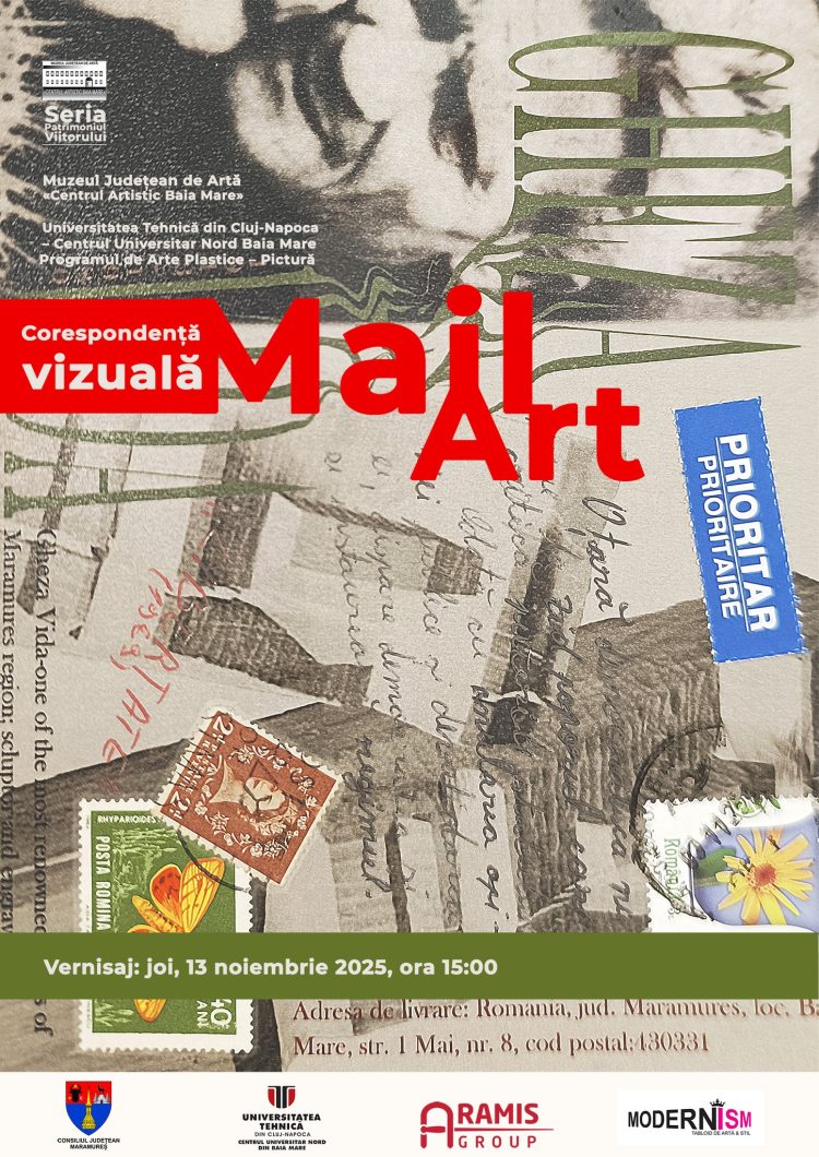 „”Mail Art – corespondență vizuală” la Muzeul Județean de Artă «Centrul Artistic Baia Mare»