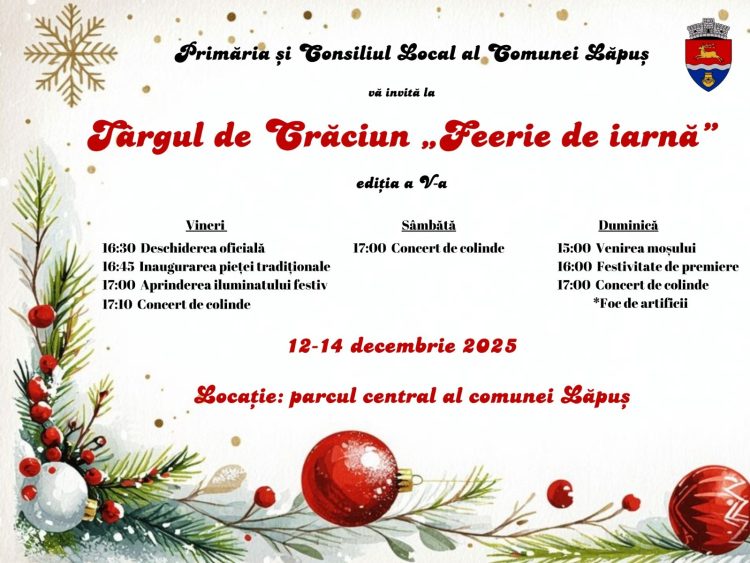 Lăpușul se pregătește să strălucească din nou în magia sărbătorilor!