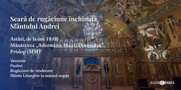 Seară de rugăciune închinată Sfântului Andrei