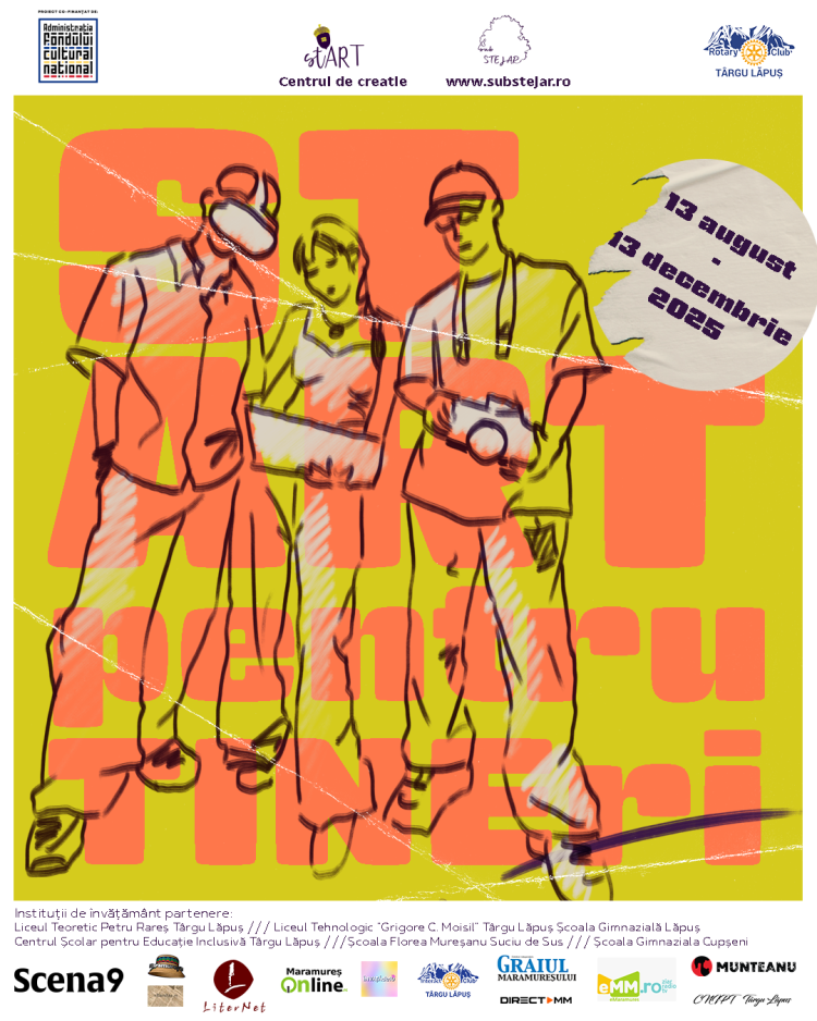 Cultura prinde viață la START: teatru, artă interactivă și multimedia în Târgu Lăpuș