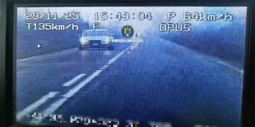 Șoferiță din Baia Mare, depistată cu aproape dublul limitei de viteză. A rămas 90 de zile fără permis