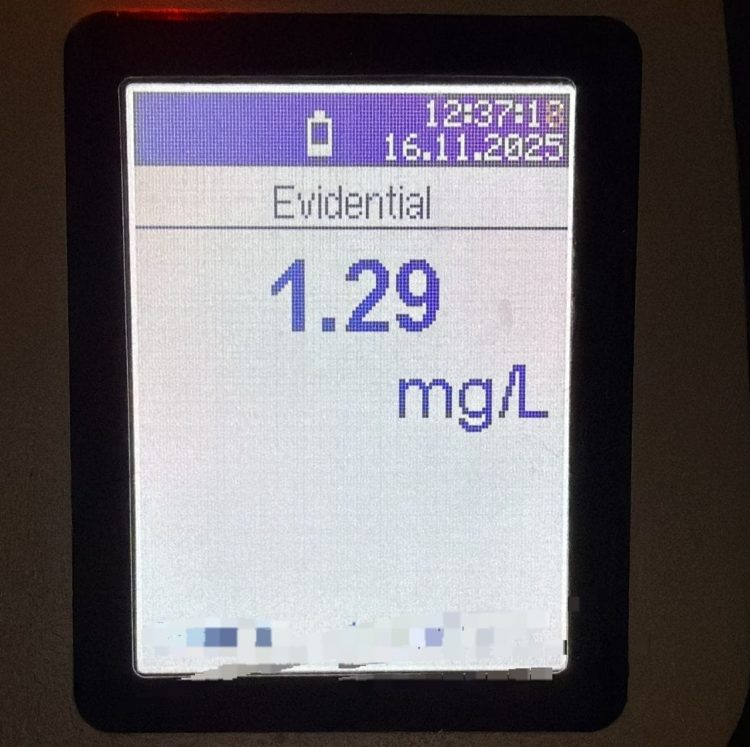 Alcool și viteză la Cavnic. Șofer reținut la 91 km/h și cu o alcoolemie de 1.29 mg/l alcool pur în aerul expirat