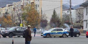 Accident rutier în zona „Sfânta Maria” din Baia Mare. Trafic îngreunat în zonă