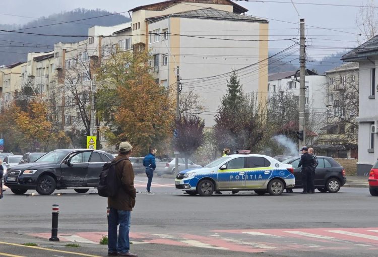 Accident rutier în zona „Sfânta Maria” din Baia Mare. Trafic îngreunat în zonă