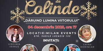 Concert caritabil de colinde – „Dăruind Lumina Viitorului”