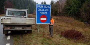 Care sunt drumurile publice din Maramureș închise circulației în perioada de iarnă