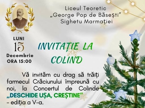 Concert de colinde de la Sighetu Marmației „Deschide ușa, creștine” a ajuns la ediția a V-a