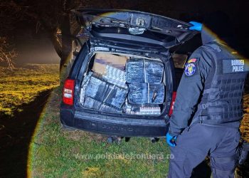 Aproximativ 19.000 de pachete cu țigări, de peste 366.000 de lei, descoperite de poliţiştii de frontieră într-un autovehicul la Sighetu Marmației