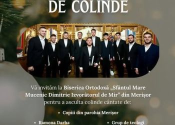 Concert solemn de colinde la Merișor