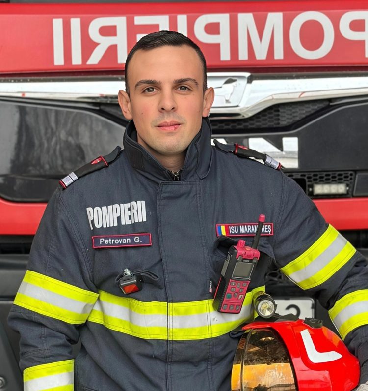 Pompier maramureșean, erou în timpul liber