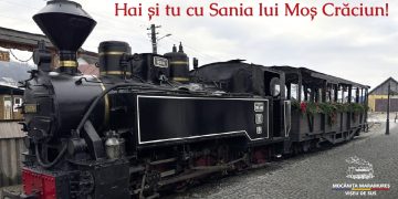 „Sania lui Moș Crăciun” pornește pe șine. Călătorii de poveste cu trenul istoric pe Valea Vaserului