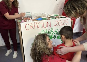 FOTO: Moș Crăciuun a ajuns astăzi într-un loc foarte special din Maramureș